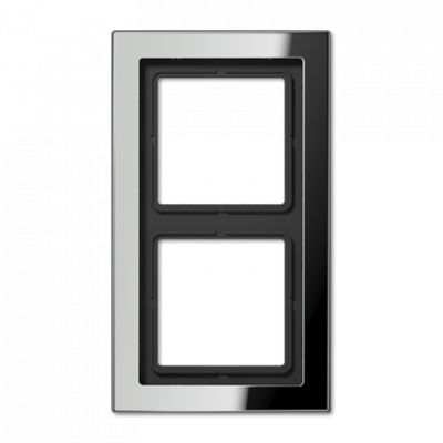 Рамка 2-кратная; полированный хром, GCRD2982