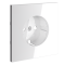 Накладка для розетки с заземлением, S70 (белый глянцевый), VLS000601