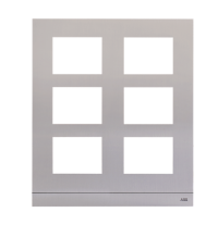 51025CF-A - Рамка станции вызова, размер 1/5, серебристый - 2TMA070130A0015 51025CF-A - Рамка станции вызова, размер 1/5, серебристый - 2TMA070130A0015