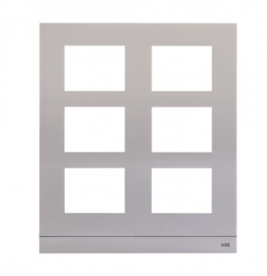 51025CF-A - Рамка станции вызова, размер 1/5, серебристый - 2TMA070130A0015