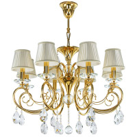 Lightstar 693082 (MD800015-8) Люстра подв RICERCO  8х40W E14 ЗОЛОТО (в комплекте)