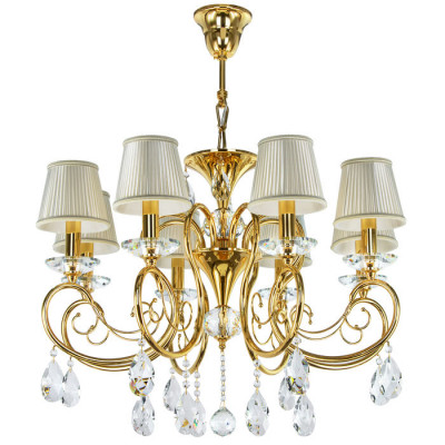 Lightstar 693082 (MD800015-8) Люстра подв RICERCO  8х40W E14 ЗОЛОТО (в комплекте)