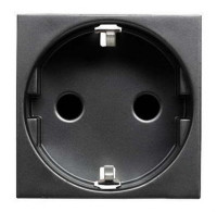 N2288.6 AN - Розетка SCHUKO с заземлением и безвинтовыми клеммами, со шторками, 16А / 250В, серия Zenit, цвет антрацит - 2CLA228860N1801 N2288.6 AN - Розетка SCHUKO с заземлением и безвинтовыми клеммами, со шторками, 16А / 250В, серия Zenit, цвет антрацит - 2CLA228860N1801