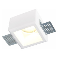 ST LUCE ST252.518.01 Св-к встр. из гипса Белый GU10 1*50W  IP20 L80xW80xH52 180-240V Без ламп