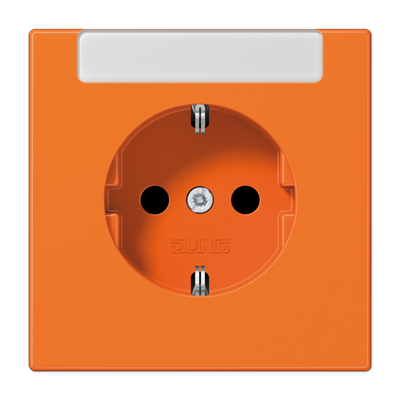 SCHUKO®-розетка 16 A / 250 B ~с дополнительной защитой и полем для надписи, LS1520INAO