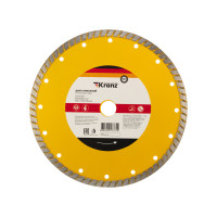 Диск алмазный отрезной Turbo 230x22,2x2,8x10мм KRANZ, KR-90-0125
