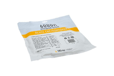 Лента светодиодная стандарт 5050 60LED/м 14.4Вт/м холод. бел. 12В IP68 (уп.5м) SWG Standard 00-00001846