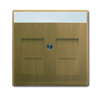 ABB BJE Династия Античная латунь Накладка комм. роз. 1810, 1812, 1814, 1816 и 1818, с полем надписи