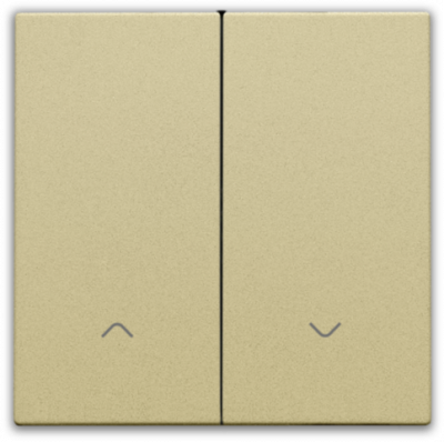 Niko Home Control Золото Накладка управления жалюзи, 221-31006