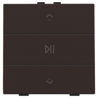 Niko Home Control Шоколад Кнопка управления музыкой, 124-52073