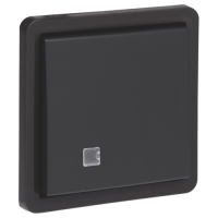 Niko Hydro Черный Переключатель 1-клавишный с/п, IP55, пруж клеммы, 761-37605