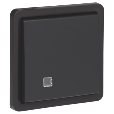 Niko Hydro Черный Переключатель 1-клавишный с/п, IP55, пруж клеммы, 761-37605