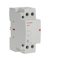 ДКС Контактор модульный YON max типа MCE, 2P, 63A, 240В, 2НО, MCE-63-20-A240