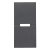 Vimar Две клавиши 1М без символов для персонализации, серые, 20755 Vimar Две клавиши 1М без символов для персонализации, серые, 20755