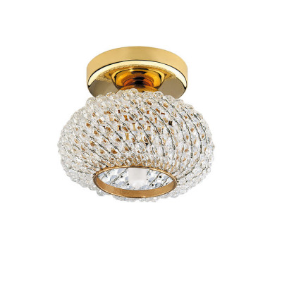 Lightstar 160302 Светильник MONILE TOP CR G9 ЗОЛОТО/ПРОЗРАЧНЫЙ (в комплекте)