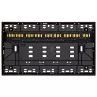 Vimar Суппорт XT на 4 модуля черный, 32604.G