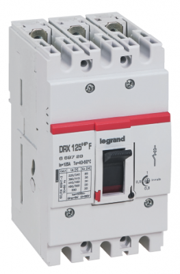 Legrand Автоматический выключатель DRX 125 HP TM Рег 3П 16A 36кА, 669720