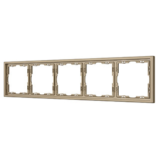 054229 - Рамка пластиковая FRM-NOBE-SFPL-5-GD (Arlight, -)