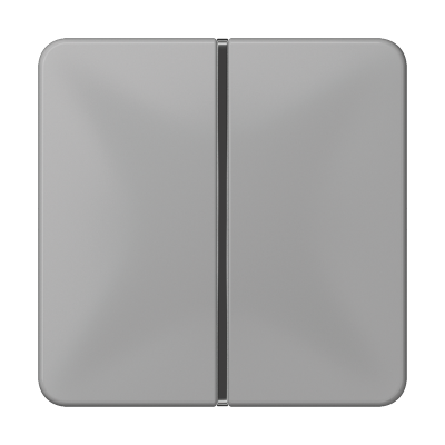 1-клавишная накладка для пульта КNX, серая, для серии CD, CD401TSAGR