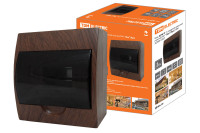 Бокс ЩРН-П-8 модулей навесной пластик IP41 "Эко" (бук) TDM Electric, SQ0901-0021