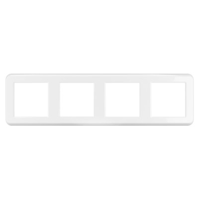 045187 - Рамка пластиковая FRM-VERSA-PL-4-WH (Arlight, -)
