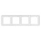 045187 - Рамка пластиковая FRM-VERSA-PL-4-WH (Arlight, -)