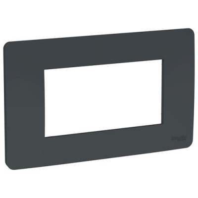 Unica Modular  Рамка 4-модульная, антрацит