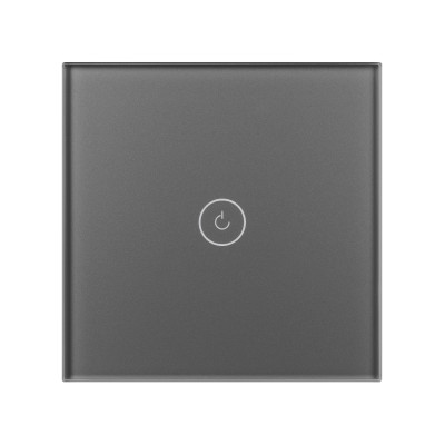 050036 - Выключатель сенсорный SWT-OMALI-S01-ZB-GR (250V, 10A, Zigbee) (Arlight, Стекло)