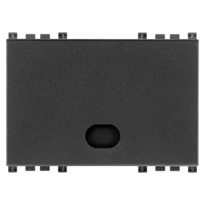 Vimar Клавиша на 3 модуля с диффузором, серая, 19028