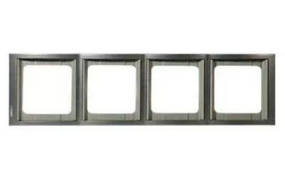 8474.1 AP - Рамка 4-постовая, горизонтальная, серия OLAS, цвет перламутровый металлик