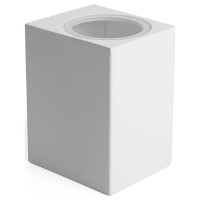 Светильник садово-парковый, 230V GU10, DH050 , белый (на стену), Feron 48326