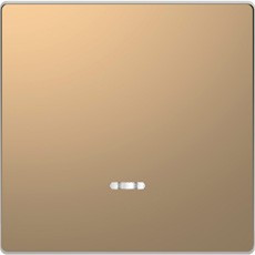 D-Life Клавиша 1-ная с линзой для LED-модуля, шампань