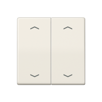 Клавиша для KNX кнопки, 2 группы с символами "стрелки"; дюропласт; слоновая кость, AS102P Клавиша для KNX кнопки, 2 группы с символами "стрелки"; дюропласт; слоновая кость, AS102P