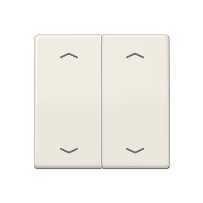 Клавиша для KNX кнопки, 2 группы с символами "стрелки"; дюропласт; слоновая кость, AS102P