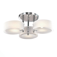 Evoluce SL483.502.03 Светильник потолочный Хром/Белый E27 3*60W