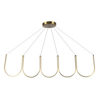 ST LUCE SL6202.213.01 Светильник подвесной ST-Luce Золотистый LED 1*68W 3000K