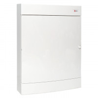 Щит распределительный навесной "Unix" белая дверь 3х18 модулей IP40 EKF PROxima, ux-3x18-nw