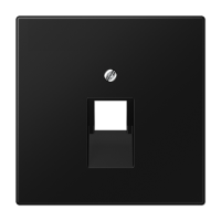 Плата (фиксация винтом) для одного модуля; термопласт; черный матовый, LS969-1UASWM Плата (фиксация винтом) для одного модуля; термопласт; черный матовый, LS969-1UASWM