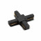 Denkirs TR1104-BK Соединитель для шинопровода X-образный, черный
