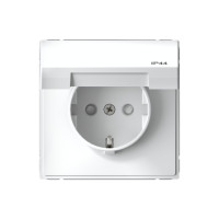 GAL440146 - ARTGALLERY РОЗЕТКА с заземл. со шт. с крышк, 16А, IP44, механизм, БЕЛЫЙ, Systeme Electric