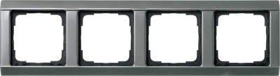 21420 - Gira Edelstahl Рамка на 4 поста, скошенные края