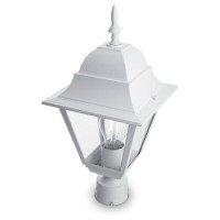 Светильник садово-парковый, 60W 230V E27 белый, 4103/PL4103 (на столб), Feron 11017