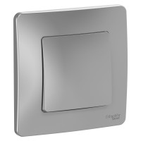 BLANCA С/У 1-клавишный ПЕРЕКЛЮЧАТЕЛЬ (cх.6), 10А, 250B, АЛЮМИНИЙ BLANCA С/У 1-клавишный ПЕРЕКЛЮЧАТЕЛЬ (cх.6), 10А, 250B, АЛЮМИНИЙ