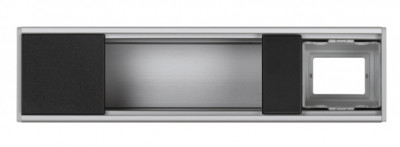 Simon K45 Connect Офиблок Compact из алюминия на 3+1 механизм цвета графит, KFC103LP1-14