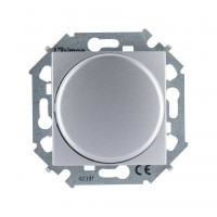 Simon Simon15 Светорегулятор электронн., переключатель, 500Вт 230В~, винт. зажим, алюминий, 1591790-033 Simon Simon15 Светорегулятор электронн., переключатель, 500Вт 230В~, винт. зажим, алюминий, 1591790-033