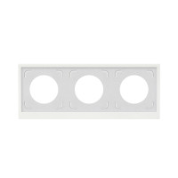 DKC KANT Рамка 3 поста IP44, белая магнолия, 7000946