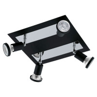 94966 Светодиод. спот SARRIA, 4x5W (GU10), L240, B260, сталь, черный, хром