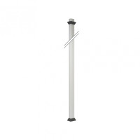 Simon Cima 500 Алюминий/Графит Колонна 1-сторонняя,, с телескопическим упором, 71,5(125)х109,5(164) мм, 3 м, 53550101-033