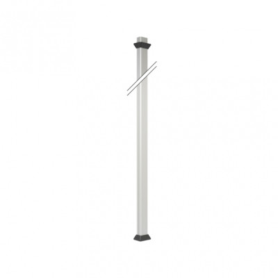 Simon Cima 500 Алюминий/Графит Колонна 1-сторонняя,, с телескопическим упором, 71,5(125)х109,5(164) мм, 3 м, 53550101-033