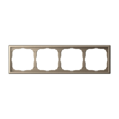 GAL000504 - ARTGALLERY 4-постовая РАМКА, универсальная, ШАМПАНЬ, Systeme Electric